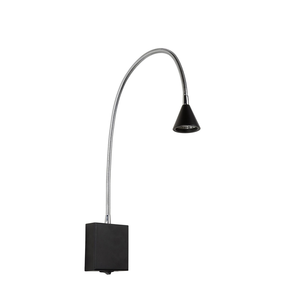 Lucide Bed leeslampjeBuddy 4000K zwart - 18293/03/30
